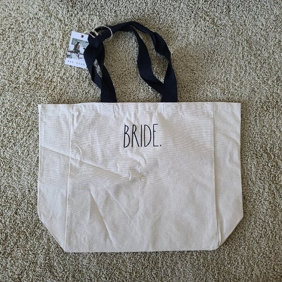 Canvas Tote Bag For Women – 'Sister' Embroidered, Wedding Gift, Large With Pockets - View #12